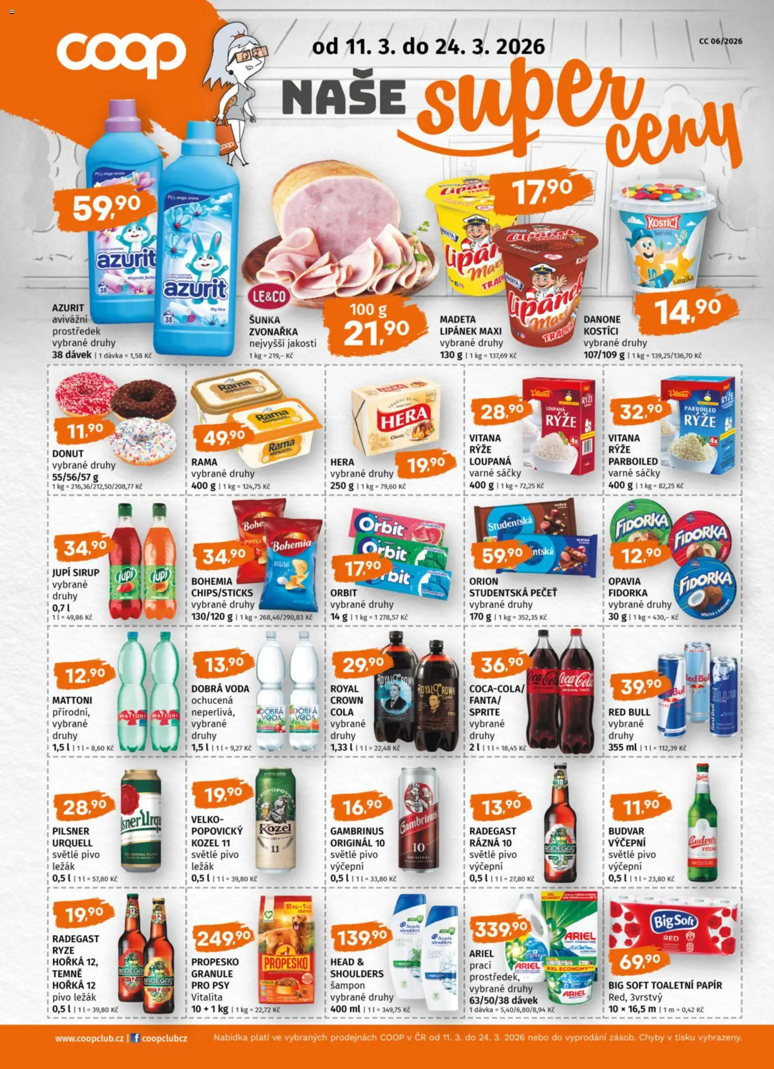 Terno leták od 11.03.2026 | Strana: 17 | Produkty: Hera, Studentská pečeť, Cola, Fidorka