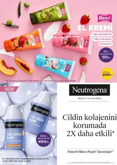 02.03.2026 tarihinden itibaren geçerli olan Gratis kataloğu önizlemesi | Sayfa: 31 | Ürünler: Krem, El kremi