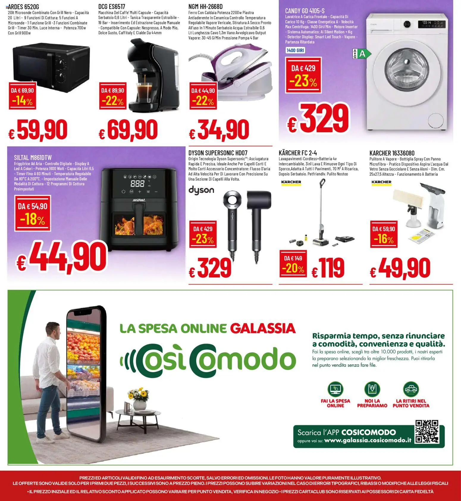 Volantino Galassia del 26.03.2026 | Pagina: 32 | Prodotti: Caldaia, Cavo, Friggitrice, Batteria