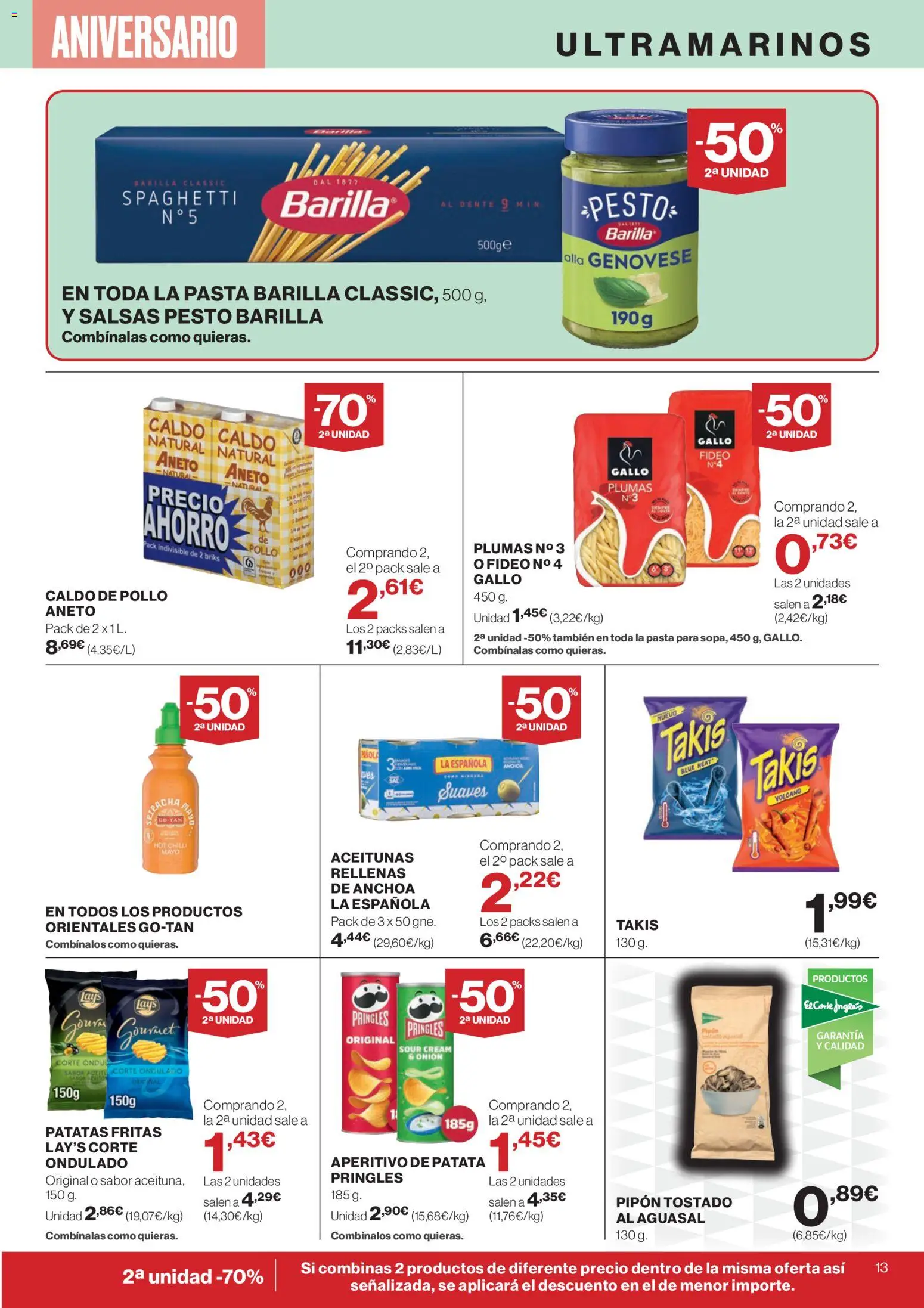 Supercor Canarias │ válido desde el 06.11.2025 | Página: 13 | Productos: Aceite, Pasta, Anchoa