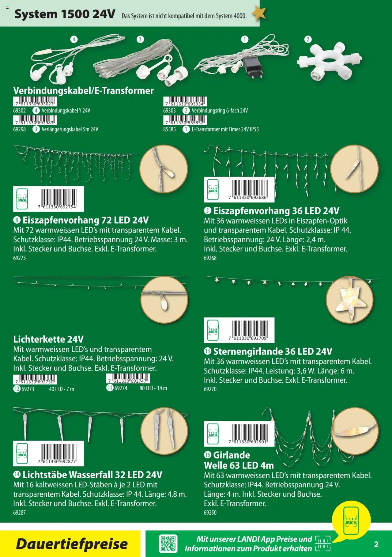 Landi Aktionen Weihnachtsbeleuchtung ab 22.10.2024 | Seite: 2