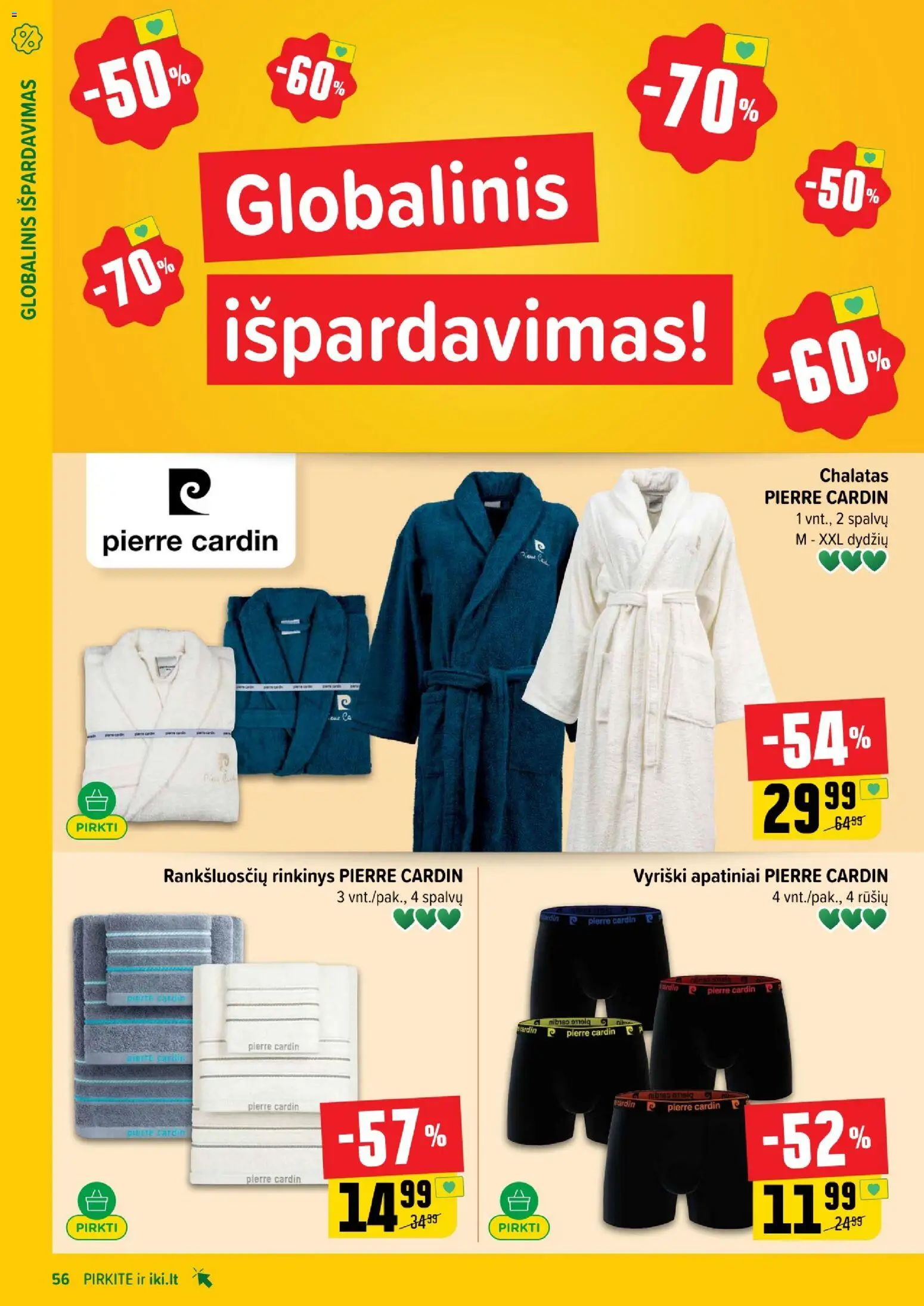 IKI akcijos nuo 12.01.2026 | Puslapis: 56 | Prekių: Chalatas