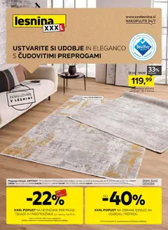 XXXL Lesnina katalog akcije – veljaven od 30.09.2025
