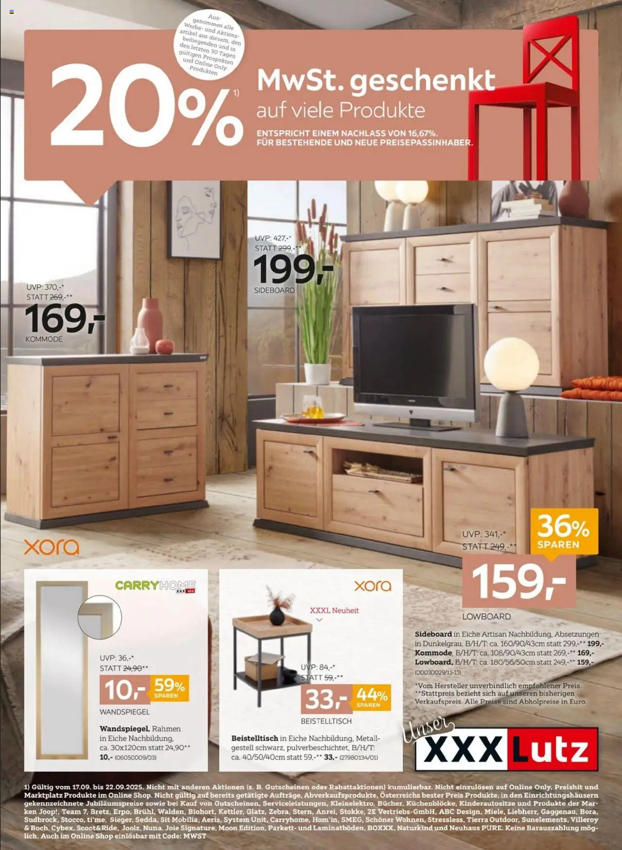 XXXLutz MwSt. geschenkt gültig ab 16.09.2025 | Seite: 1 | Produkte: Kommode