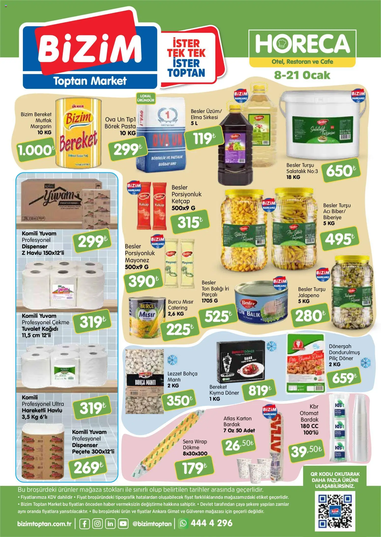 Bizim Toptan - Horeca kataloğu - 08.01.2026 tarihinden itibaren geçerlidir | Sayfa: 2 | Ürünler: Döner, Ketçap, Mayonez, Piliç