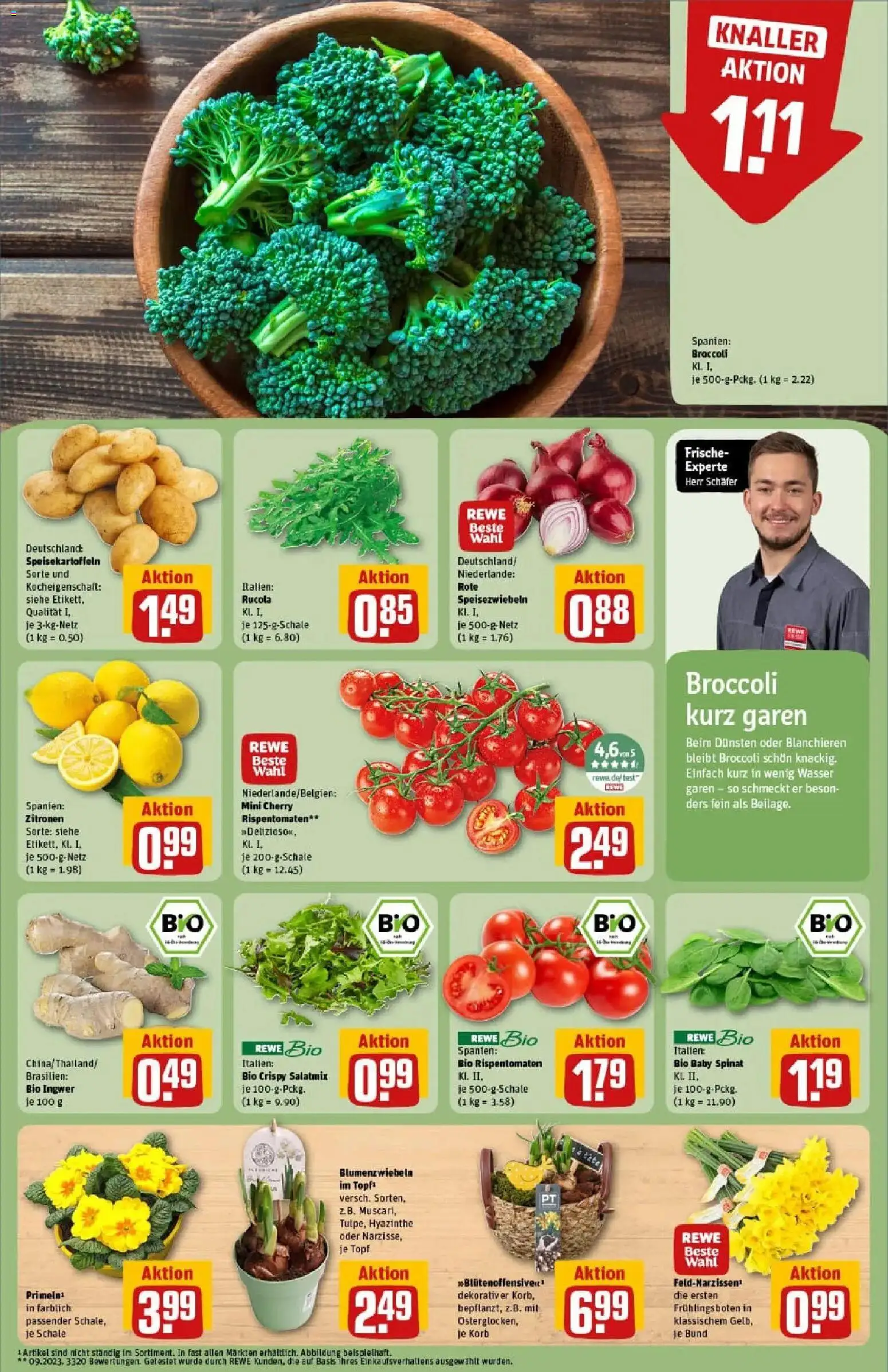 Rewe prospekt Mannheim	 – gültig ab 26.01.2026 | Seite: 7 | Produkte: Rucola, Korb, Wasser, Zitronen