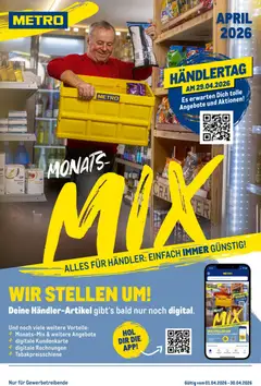 Metro Monats-Mix ab 01.04.2026 gültig