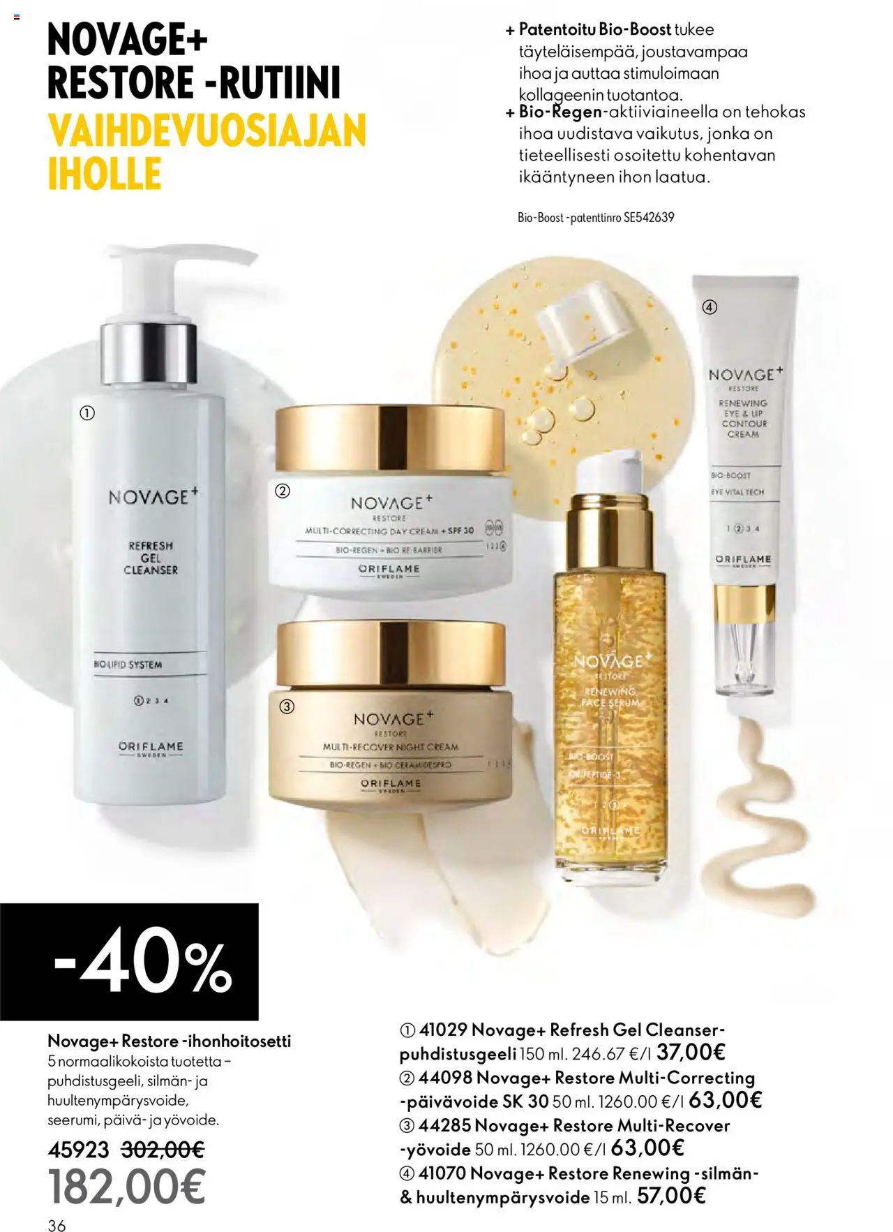Oriflame - Esite 13 – voimassa 14.09.2025 alkaen | Sivu: 36