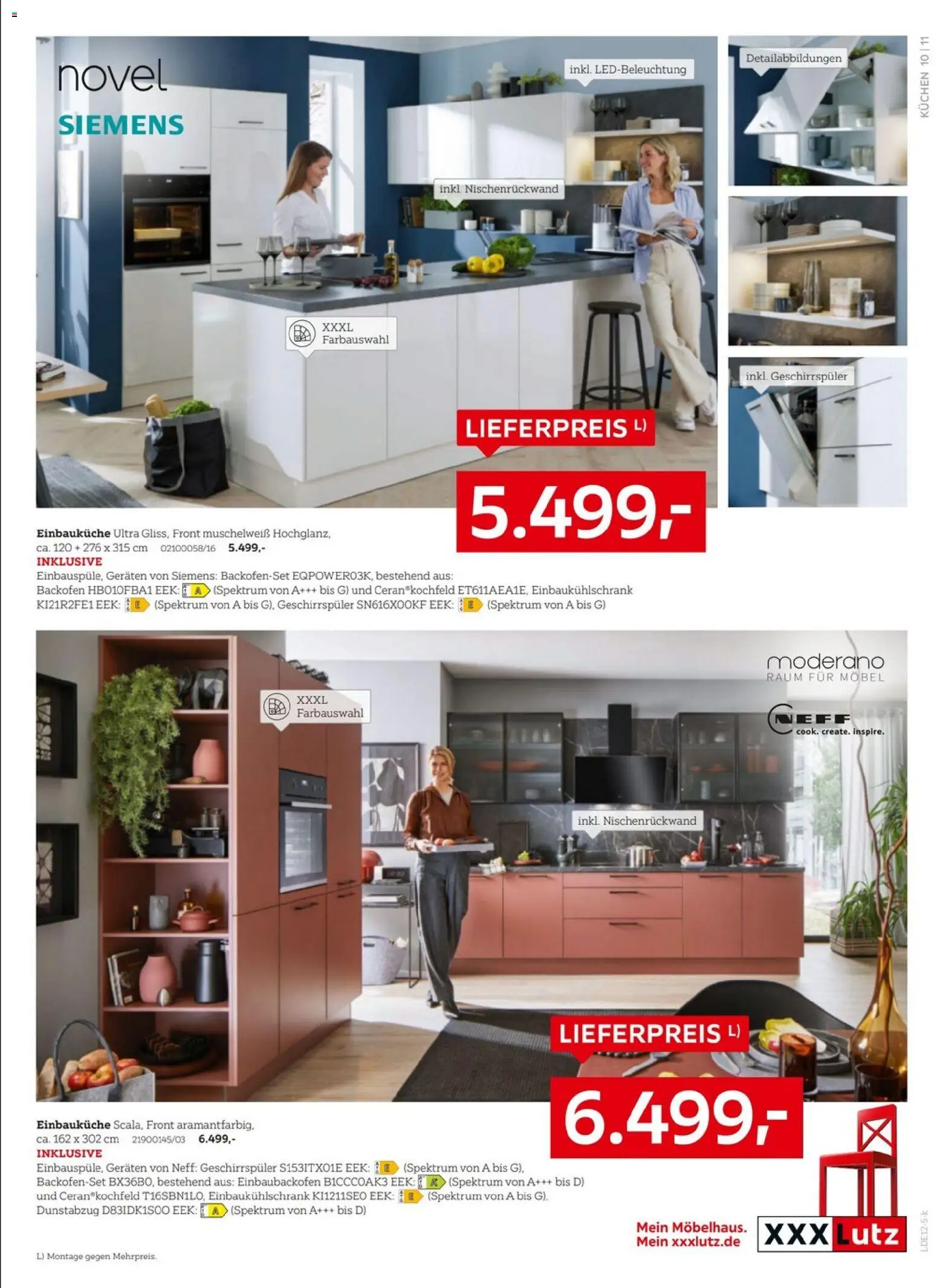 XXXL Lutz - Küchentesterinnen und -tester gesucht – gültig ab 20.12.2025 | Seite: 11 | Produkte: Siemens, Kochfeld, Backofen, Kuchen