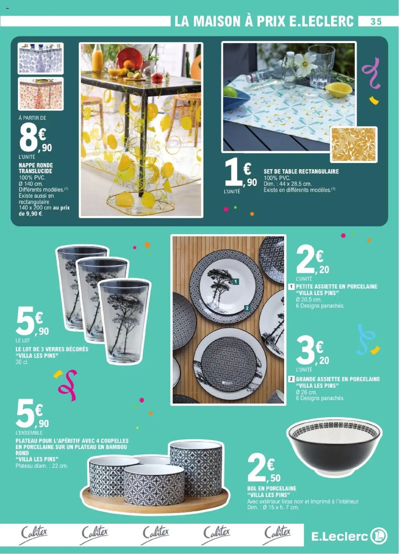  | Page: 35 | Produits: Bol, Porcelaine, Table, Nappe