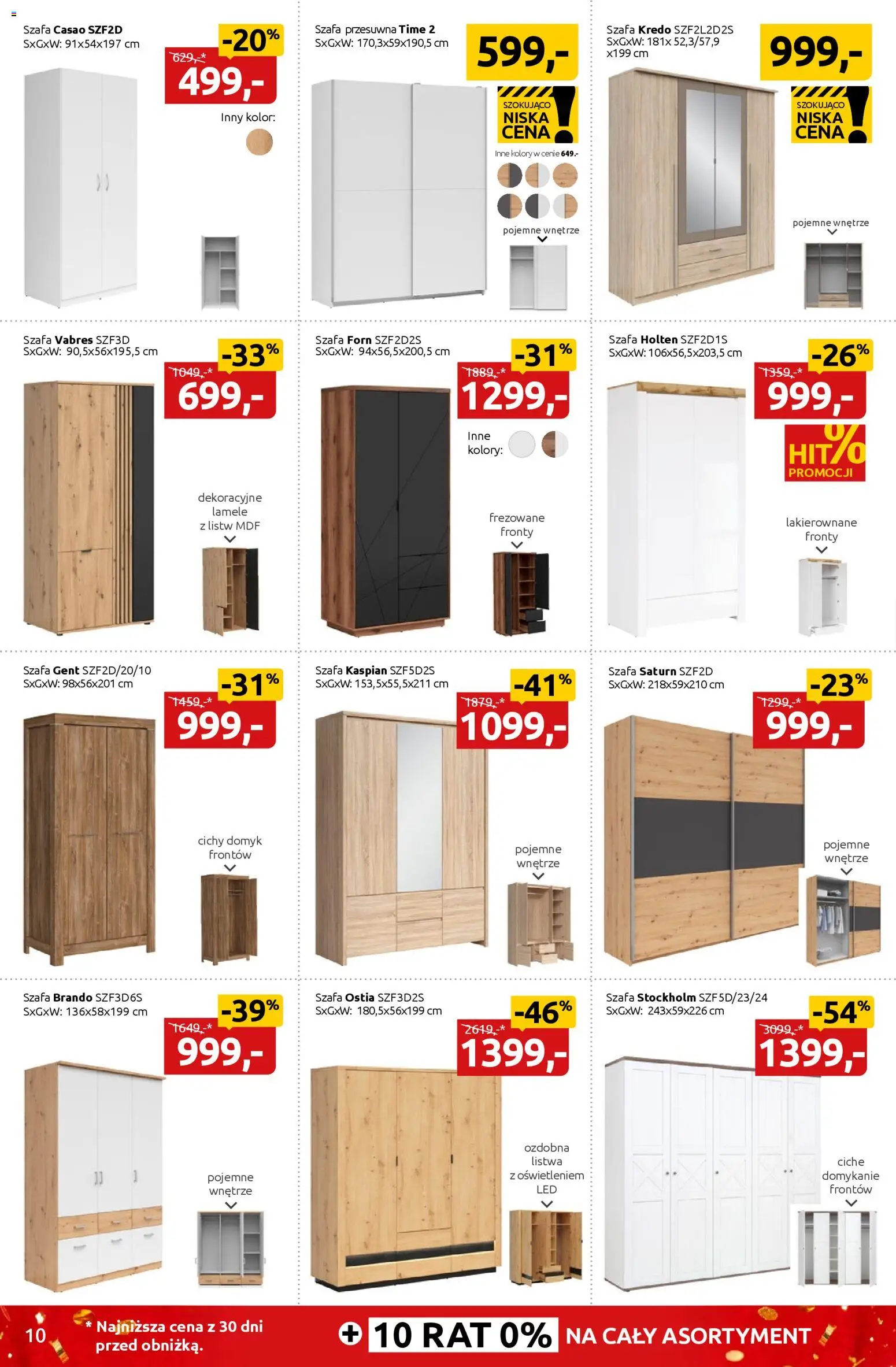 Black Red White promocje od 12.01.2026 | Strona: 10 | Produkty: Szafa