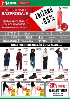 Jager katalog tekstil - pregled letaka veljavnega od 06.08.2025