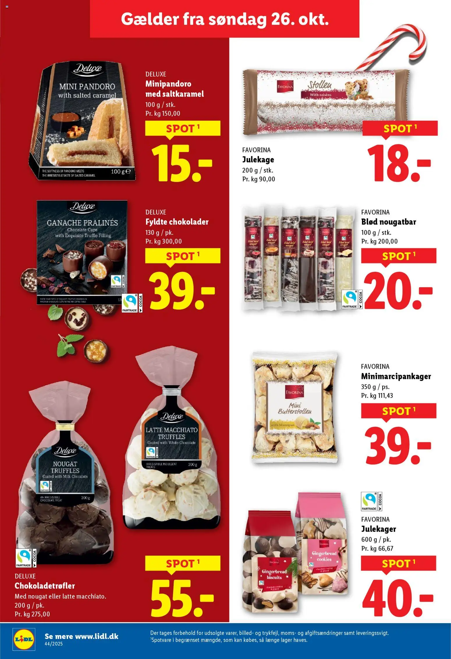 Lidl tilbudsavis – gyldig fra 26.10.2025 | Side: 13 | Produkter: Cookies, Nougat, Søm