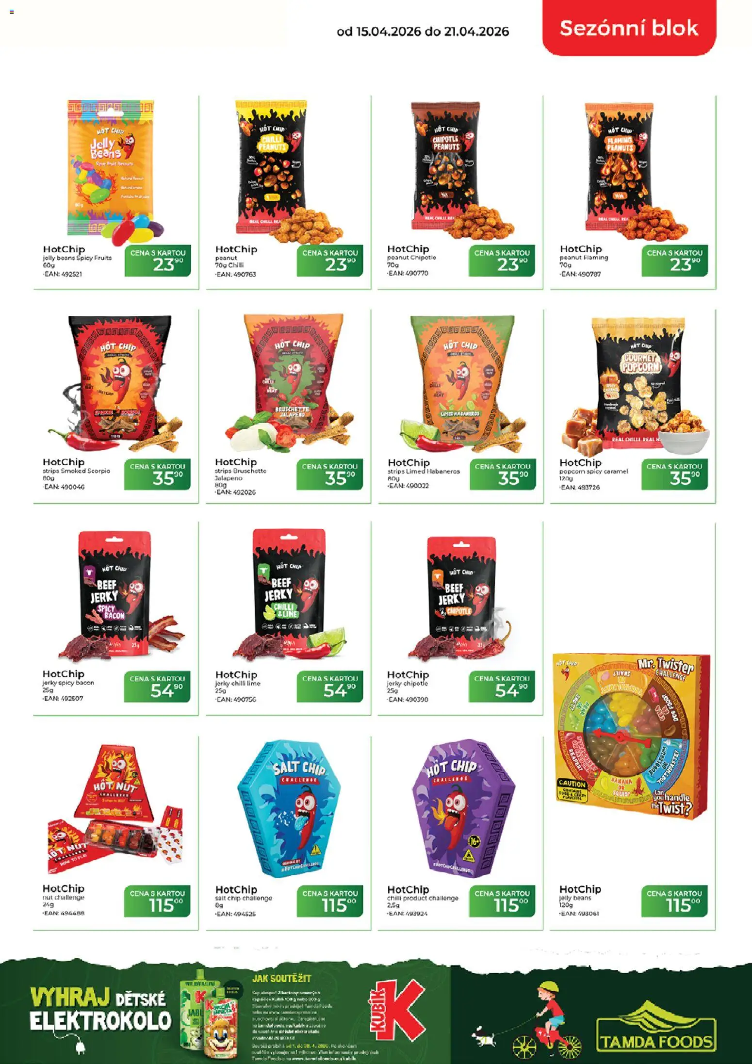 Tamda Foods leták od 15.04.2026 | Strana: 5 | Produkty: Gourmet, Blok, Jelly beans, Popcorn