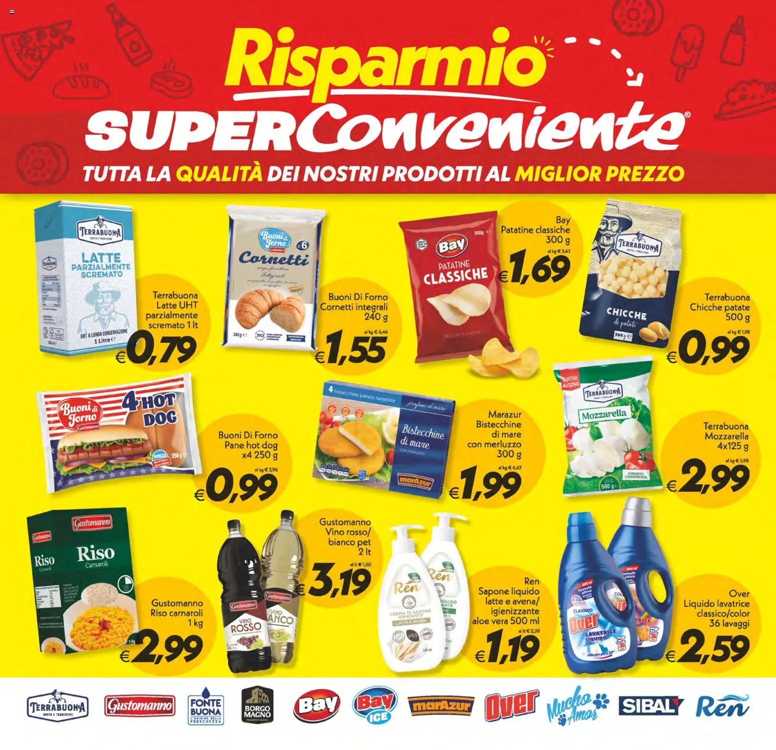 Volantino SuperConveniente del 03.02.2026 | Pagina: 9 | Prodotti: Sapone, Pane, Mozzarella, Forno