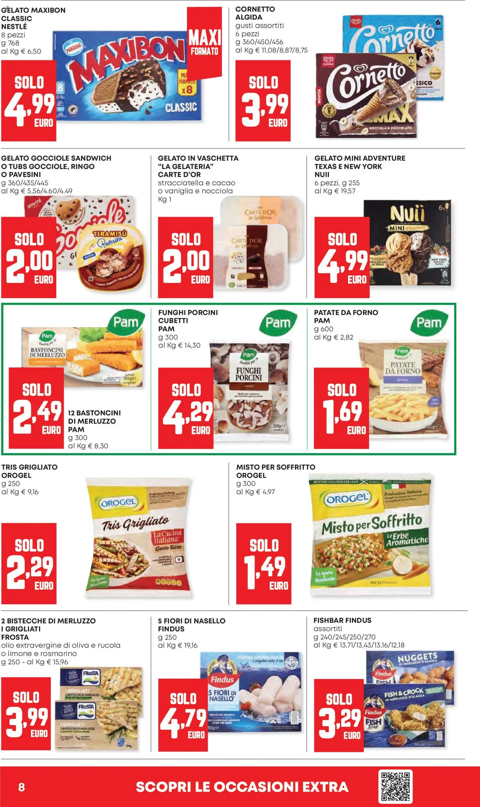 Volantino Panorama del 23.04.2026 | Pagina: 8 | Prodotti: Cornetto, Nuggets, Limone, Stracciatella