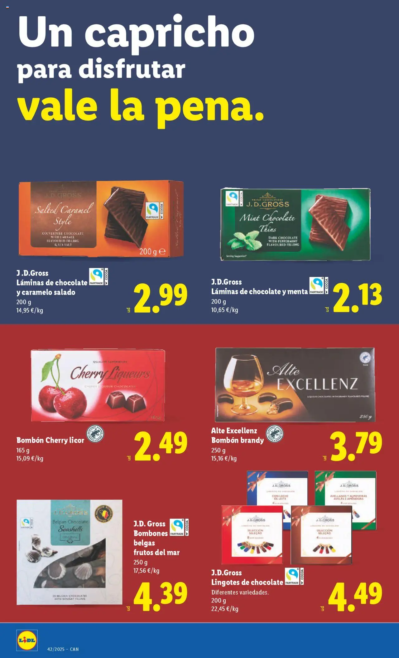 Lidl - Canarias │ válido desde el 13.10.2025 | Página: 30 | Productos: Frutos del mar, Licor, Leche, Chocolate