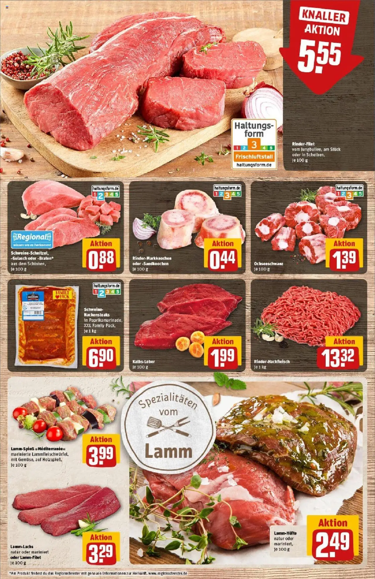 Rewe prospekt Pattensen	 – gültig ab 01.09.2025 | Seite: 11 | Produkte: Nackensteaks, Rinderfilet, Kalbsleber, Gulasch