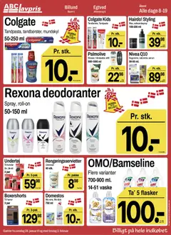Abc Lavpris - Tilbudsavis gyldig fra 28.01.2026 | Side: 15 | Produkter: Antiperspirant, Tandpasta, Mundskyl, Undertøj