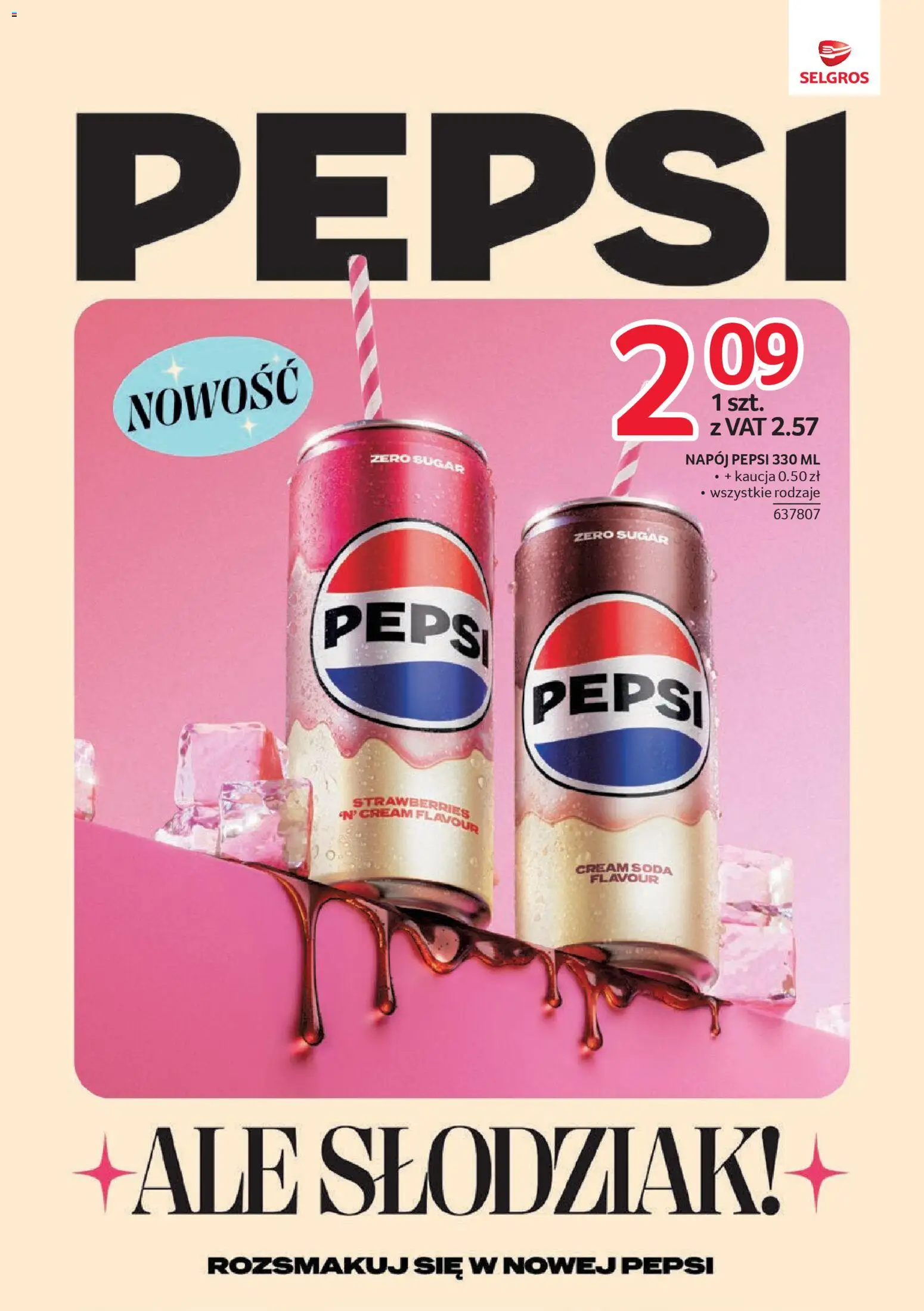 Selgros cash&carry - Markowe Produkty od 09.04.2026 | Strona: 17 | Produkty: Pepsi