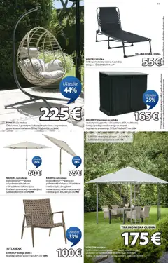 Katalog JYSK - Pregled kataloga iz trgovine JYSK, vrijedi od 18.03.2026 | Stranica: 11 | Proizvodi: Ležaljka, Stolica, Suncobran