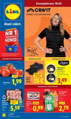 Lidl kliendilehe eelvaade alates 16.02.2026