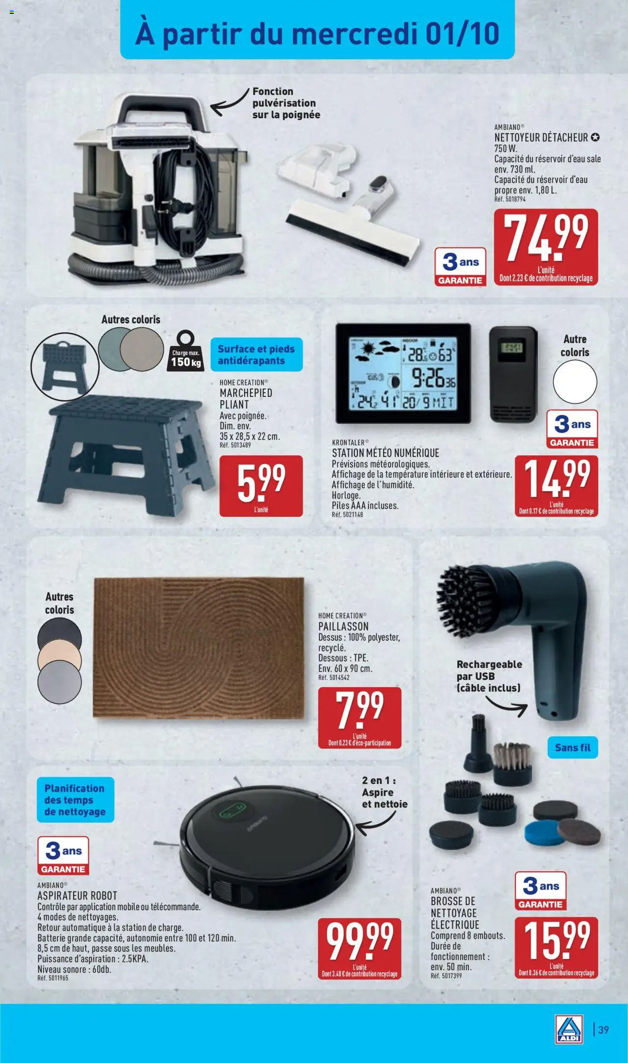 | Page: 41 | Produits: USB, Aspirateur, Brosse, Paillasson