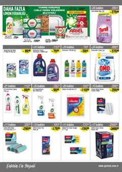 16.03.2026 tarihinden itibaren geçerli olan Gürmar kataloğu önizlemesi | Sayfa: 15 | Ürünler: Yüzey temizleyici, Limon, Tablet