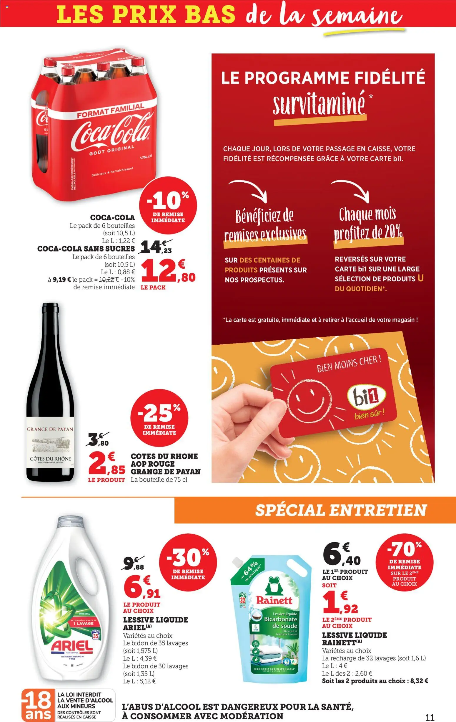 {H1} | Page: 11 | Produits: Ariel, Lessive Liquide Ariel, Lessive Liquide, Lessive