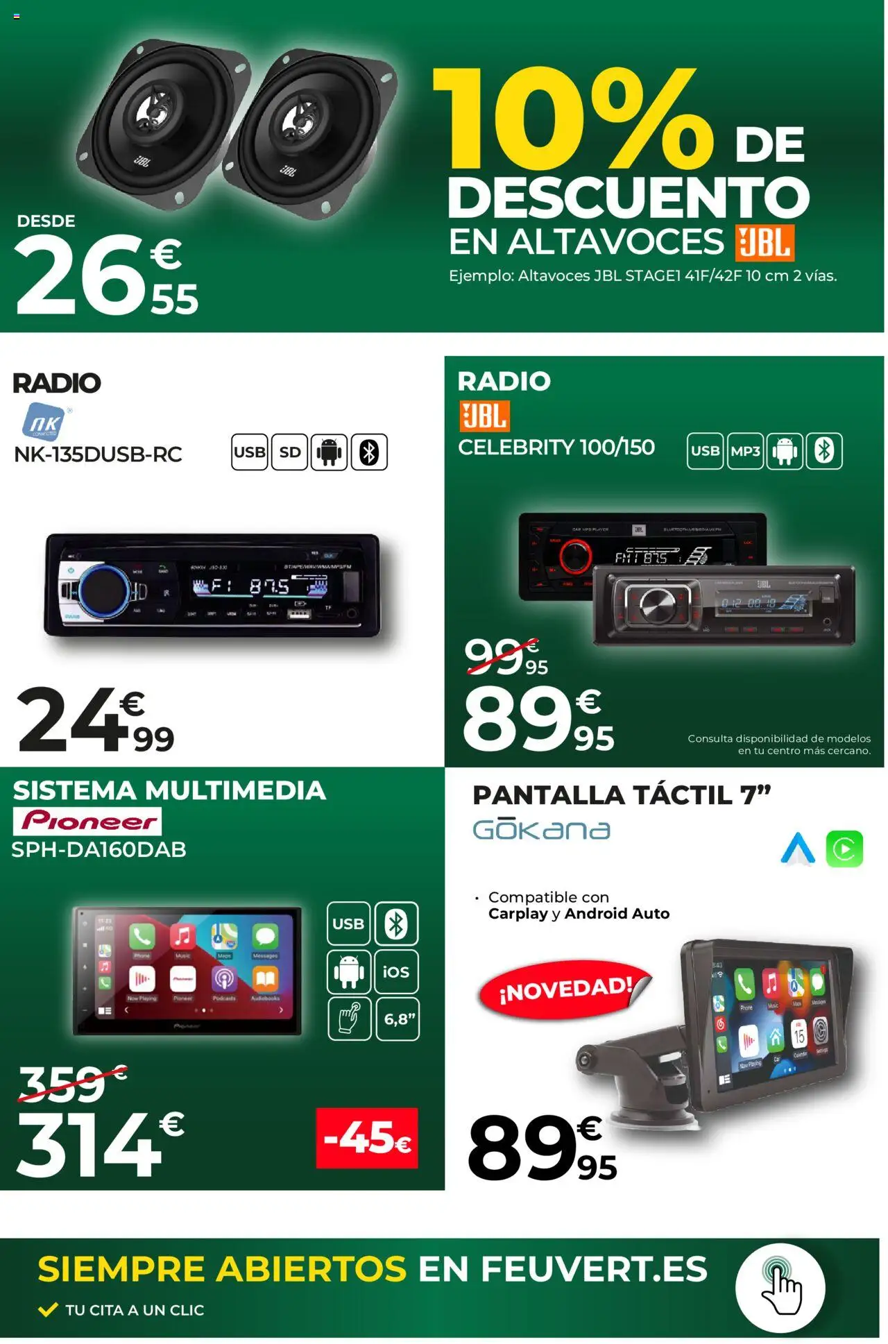 FeuVert folleto │ válido desde el 02.10.2025 | Página: 8 | Productos: Altavoces, Radio