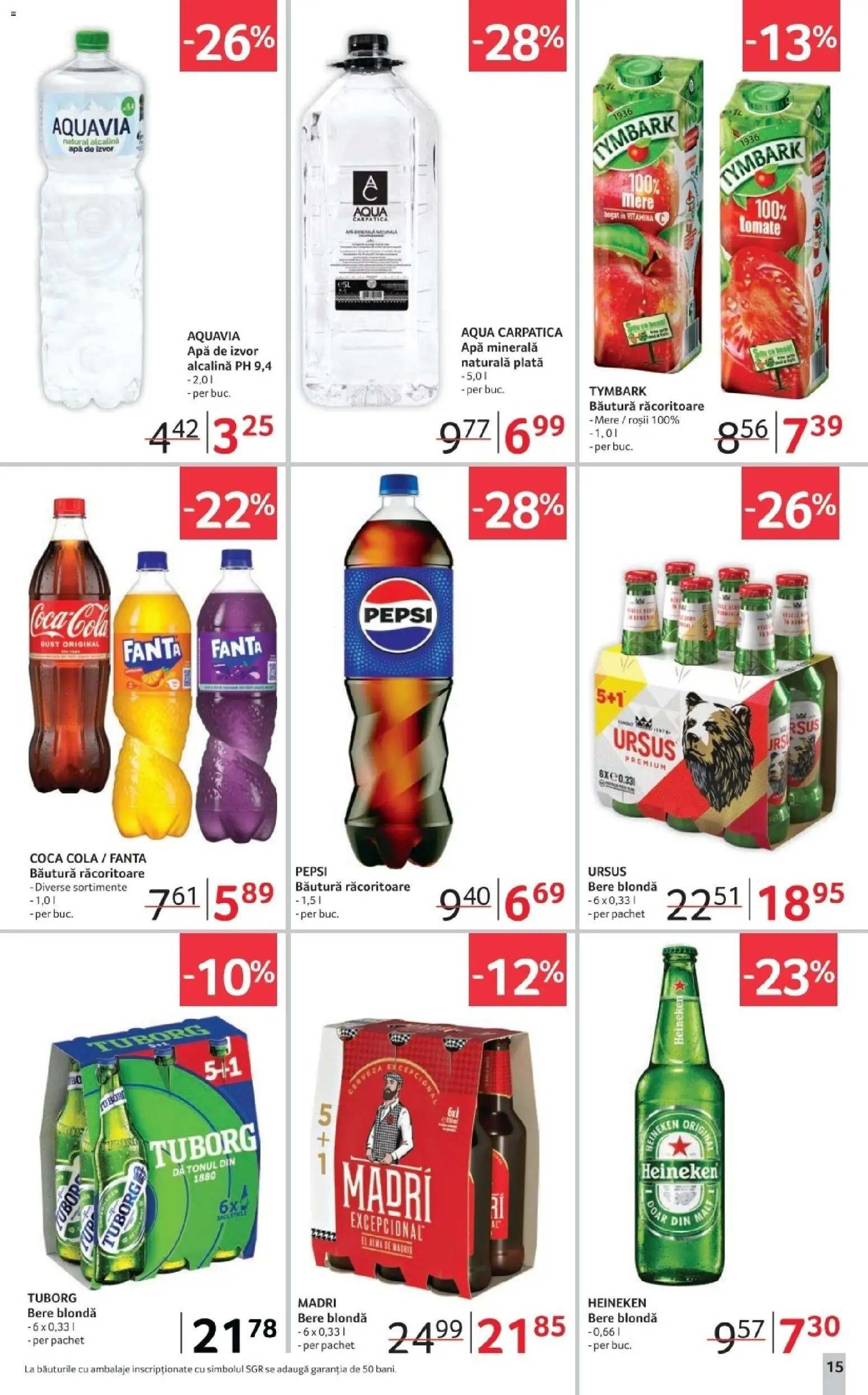 Noul catalog Selgros – valabil de la 28.11.2025 | Pagină: 15 | Produse: Yazı tahtası kalemi, Amerikan servis, Roșii, Apă