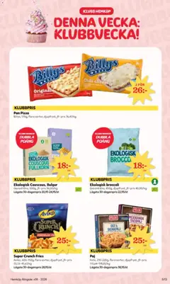 Paj, Felix, 210-220g, flera sorter, djupfryst - Förhandsvisning av reklamblad från butik Hemköp aktuell från 16.02.2026 | Sida: 5