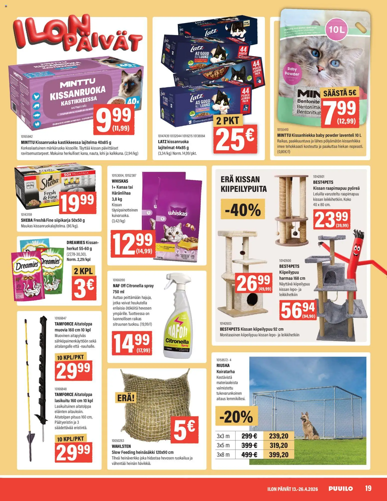 Puuilo tarjoukset – voimassa 13.04.2026 alkaen | Sivu: 19