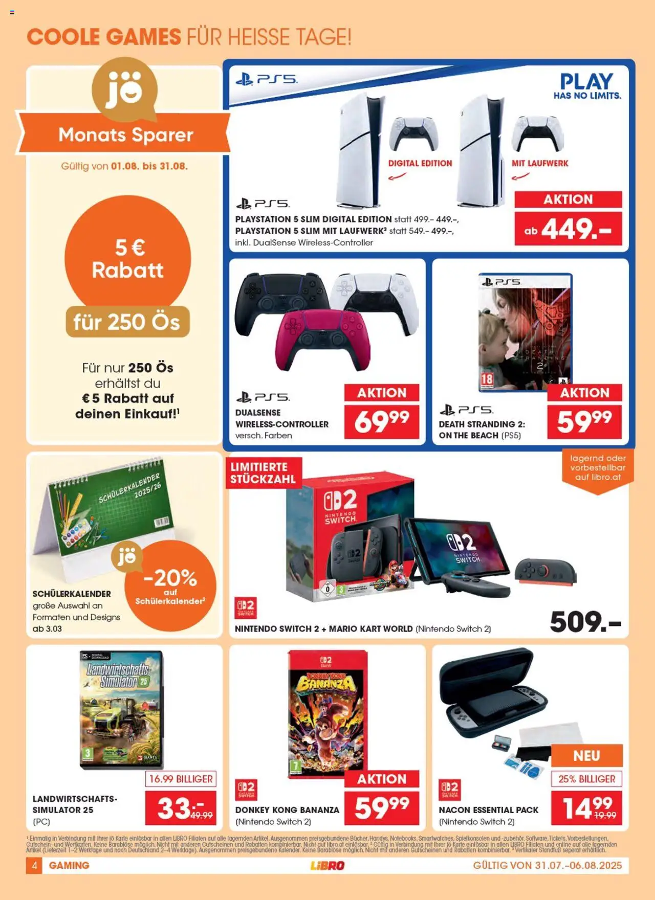 Libro Flugblatt gültig ab 31.07.2025 | Seite: 4 | Produkte: Playstation