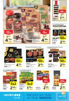 Caprabo - Ofertasses per a la tornada │ válido desde el 28.08.2025 | Página: 14 | Productos: Leche, Café, Κεραία, Μηχανή καφέ