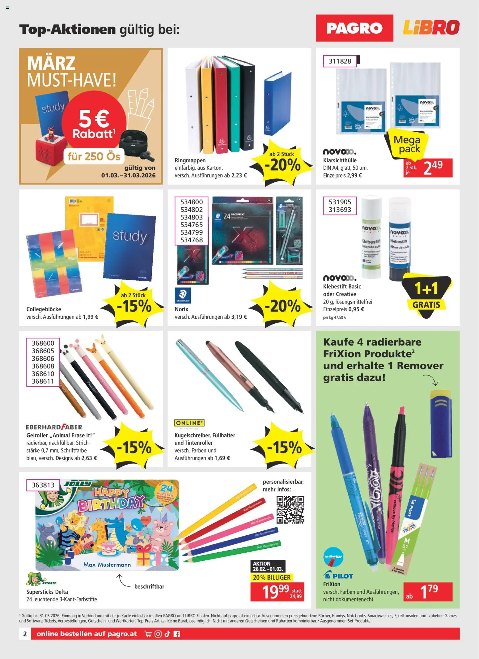 Pagro-Diskont Flugblatt gültig ab 26.02.2026 | Seite: 2