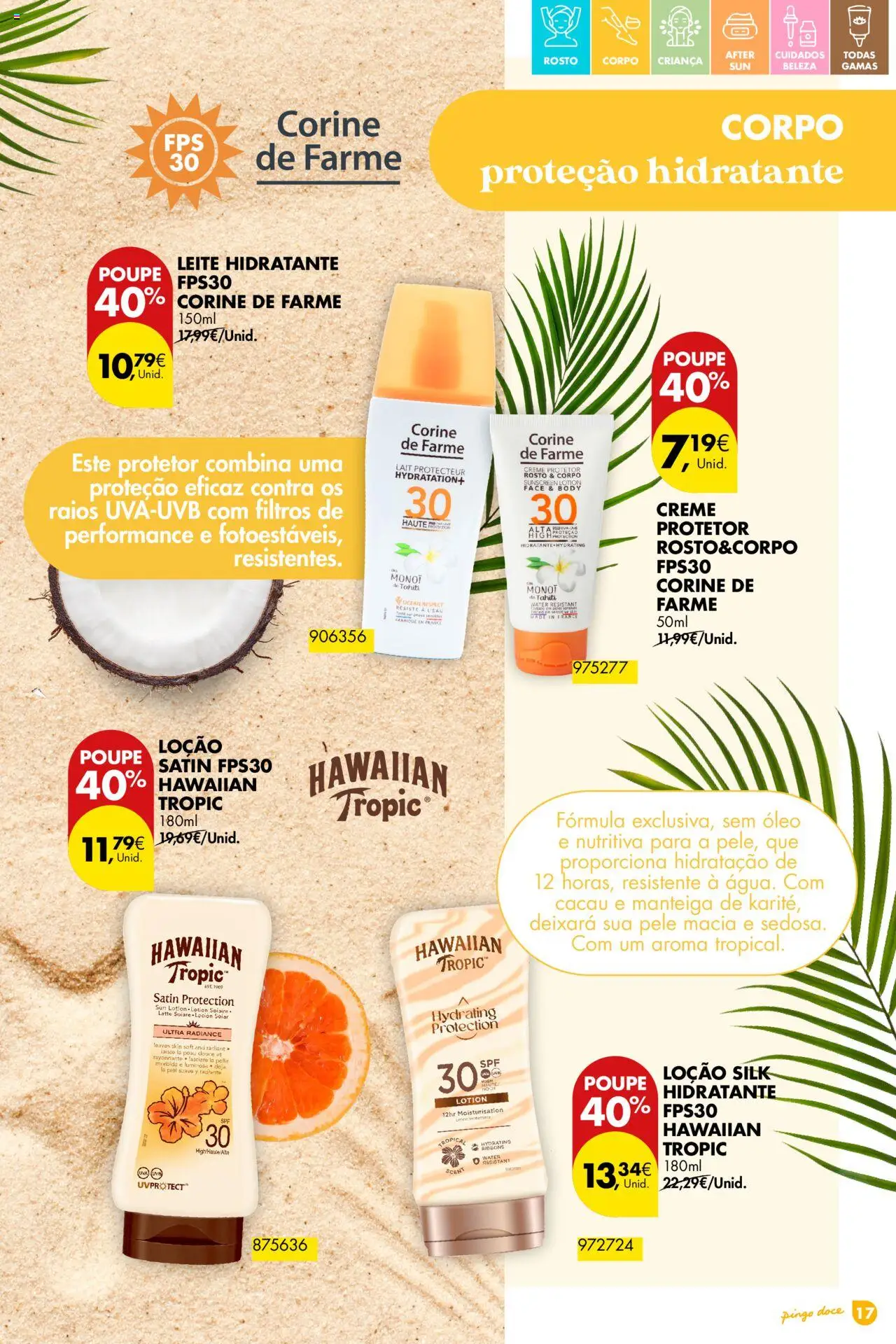 Pingo Doce - Folheto Solares │ válido de 01.04.2025 | Página: 17 | Produtos: Leite, Manteiga, Óleo, Creme