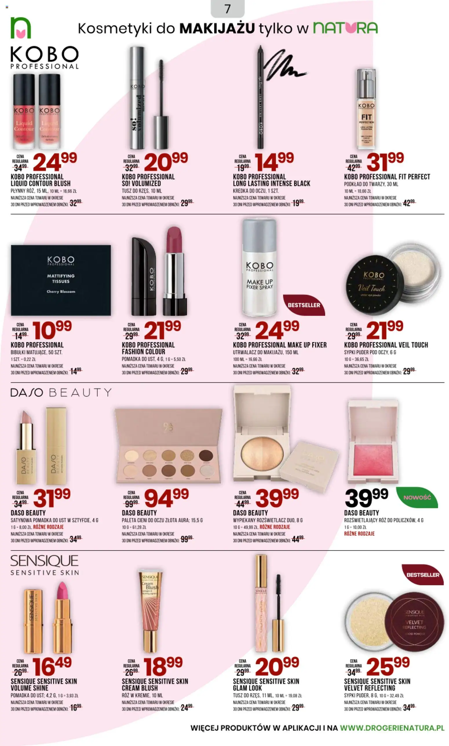 Drogerie Natura Black Friday od 23.10.2025 | Strona: 7 | Produkty: Kosmetyki, Pomadka, Puder, Róż