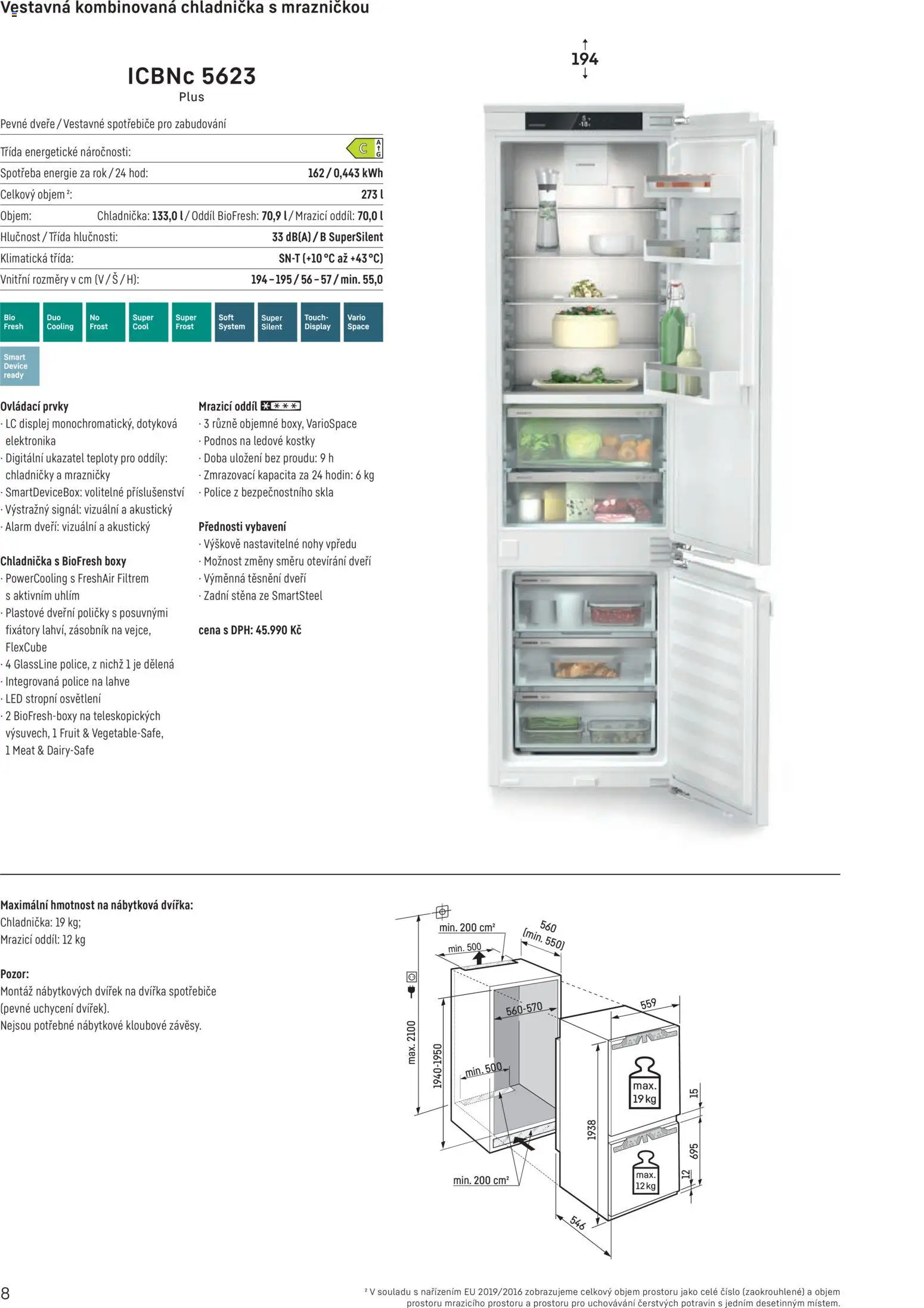 Möbelix leták - Liebherr od 01.10.2025 | Strana: 8 | Produkty: Podnos, Chladnička, Kostky, Elektronika