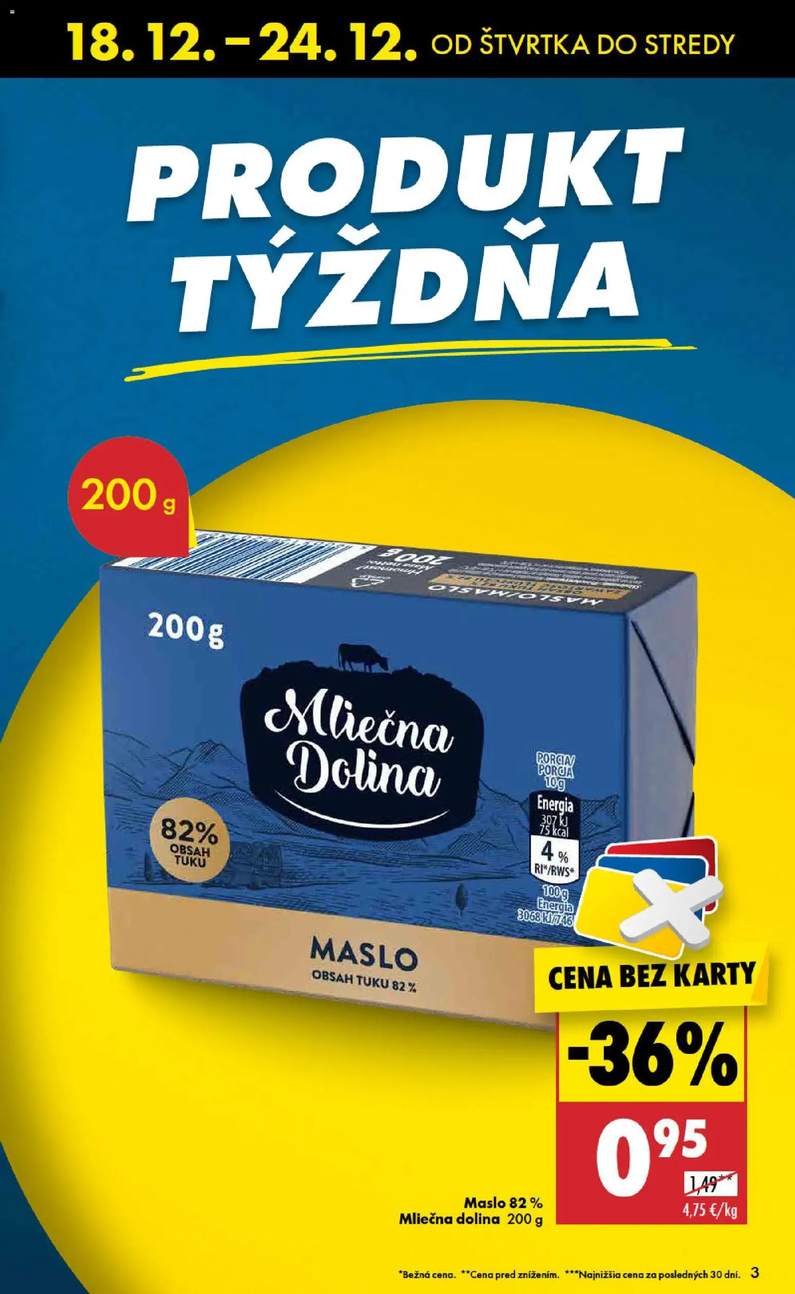 Nové Biedronka akcie – leták je platný od 18.12.2025 | Strana: 3 | Produkty: Maslo