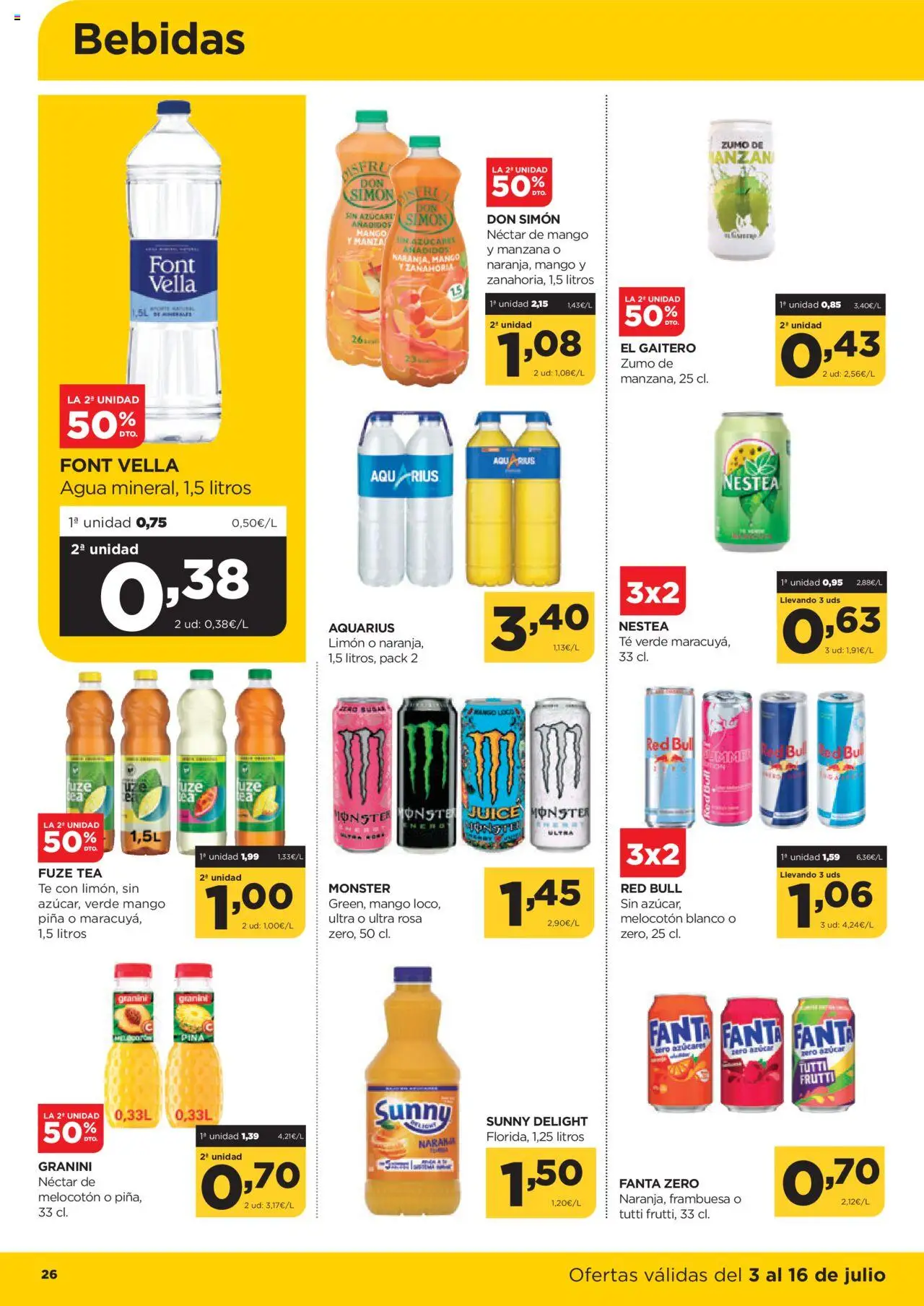 Alimerka folleto Asturias │ válido desde el 03.07.2025 | Página: 27 | Productos: Piña, Zanahoria, Manzana, Té