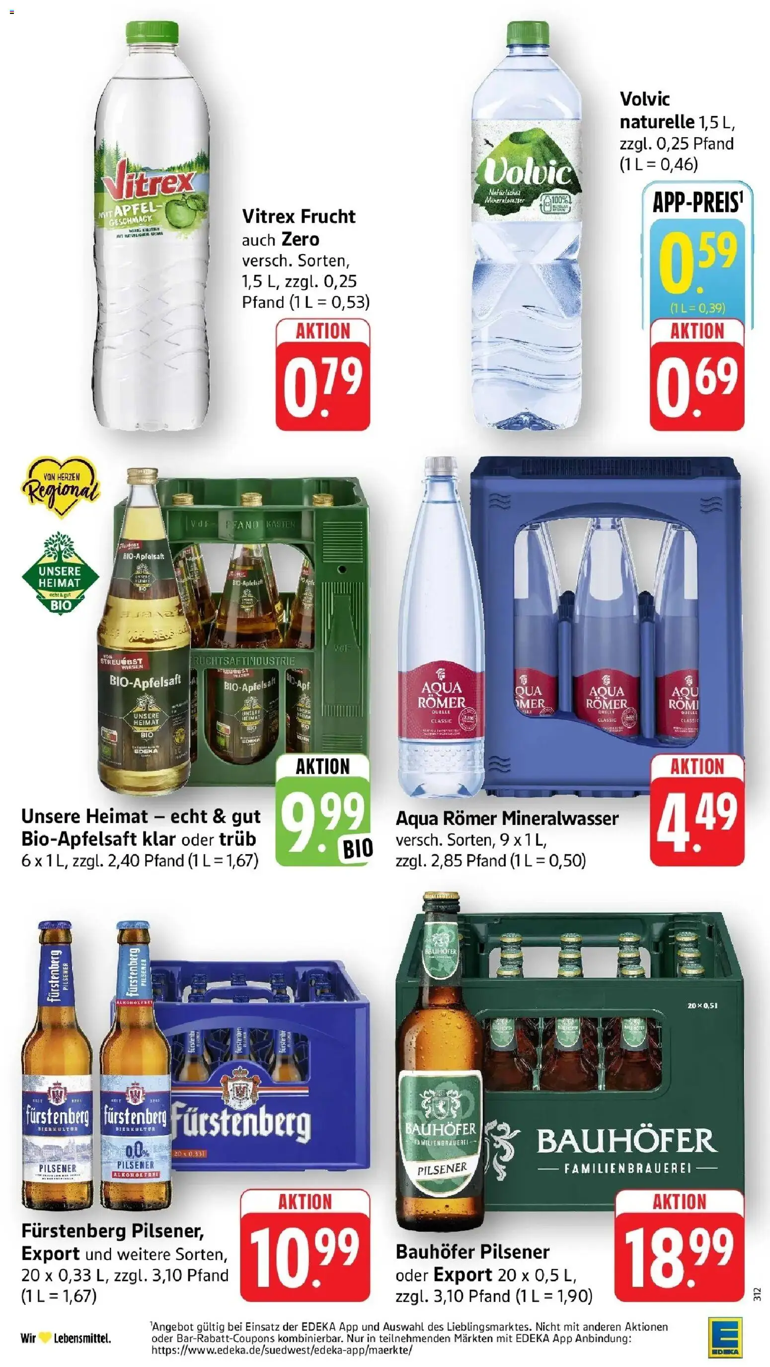 Edeka prospekt Ettenheim	 – gültig ab 02.03.2026 | Seite: 29 | Produkte: Äpfel, Mineralwasser, Apple, Volvic