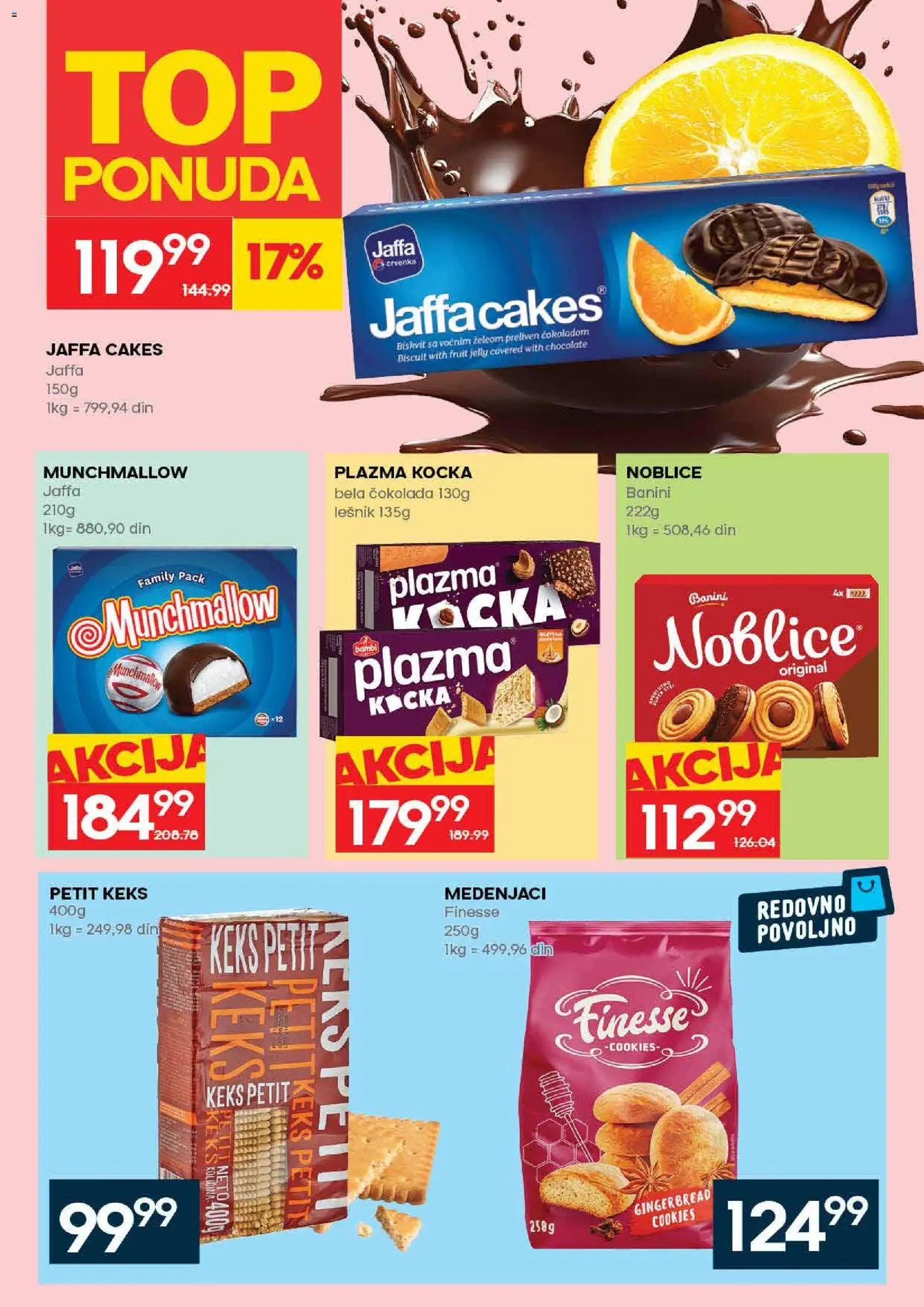 Idea katalog - važi od 09.04.2026 | Strana: 22 | Proizvode: Keks, Munchmallow, Noblice, Čokolada