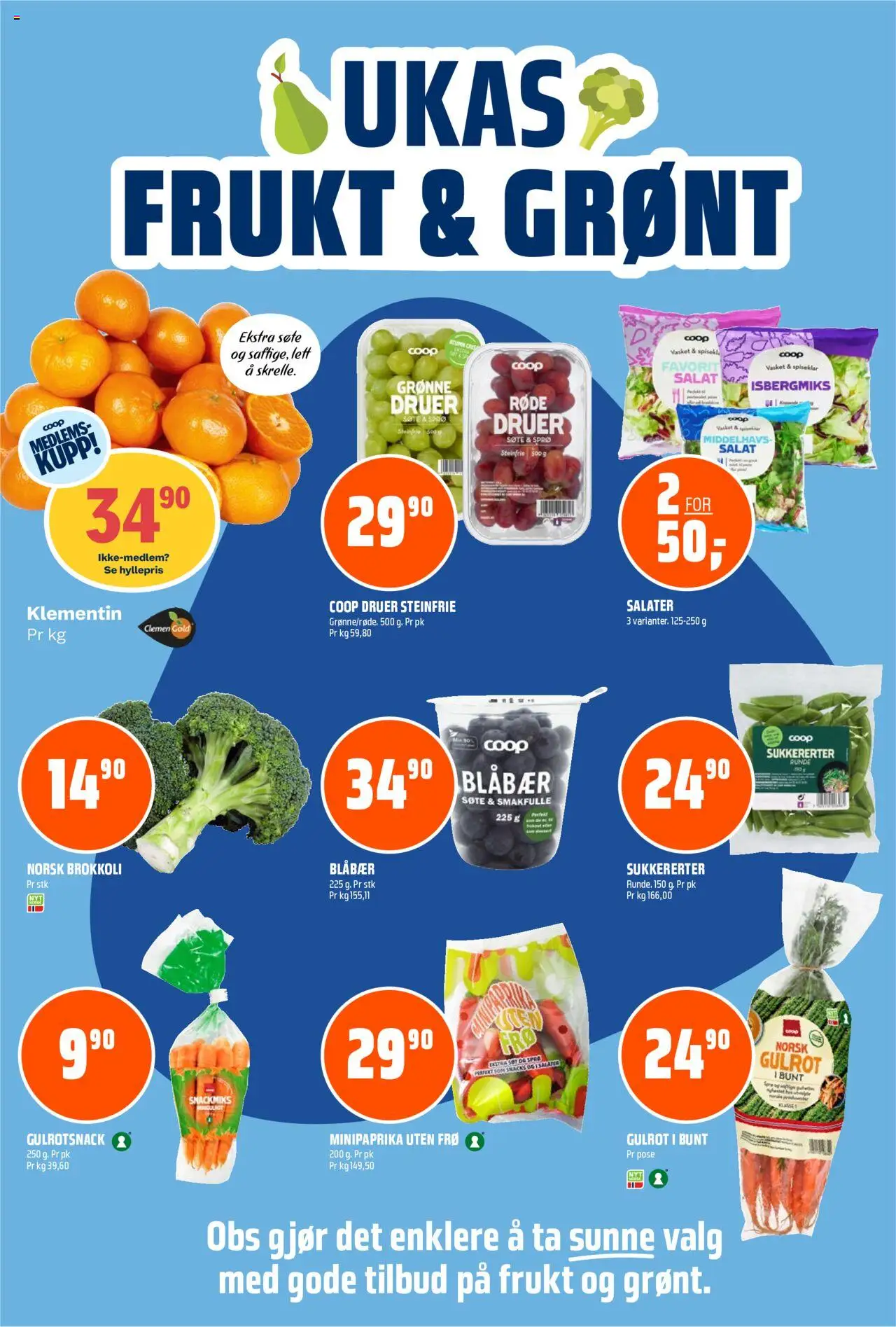  | Side: 5 | Produkter: Snacks, Gulrot, Blåbær, Brokkoli