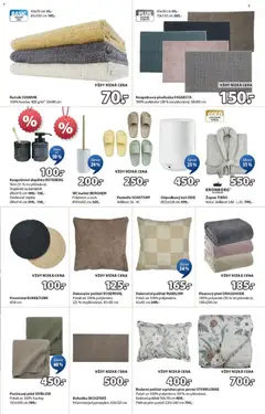 Náhled letáku JYSK leták - Sleva od 26.01.2026 | Strana: 5 | Produkty: Ručník, Přehoz, Rohožka, WC kartáč