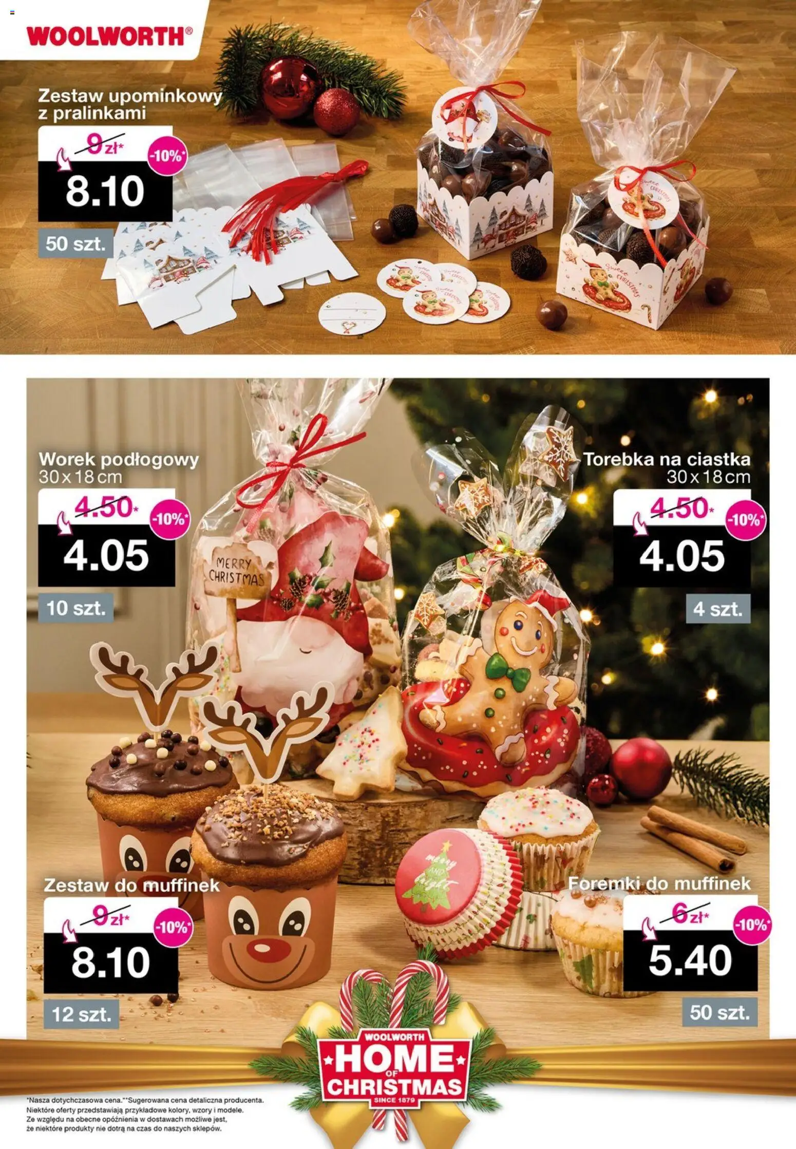 Woolworth Gazetka - Katalog świąteczny od 21.11.2025 | Strona: 55 | Produkty: Torebka, Ciastka