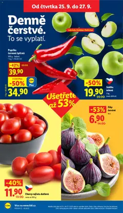 Paprika červená špičatá, 500 g - balení od 25.09.2025 | Strana: 12 | Produkty: Jablka, Cherry rajčata, Paprika, Paprika červená