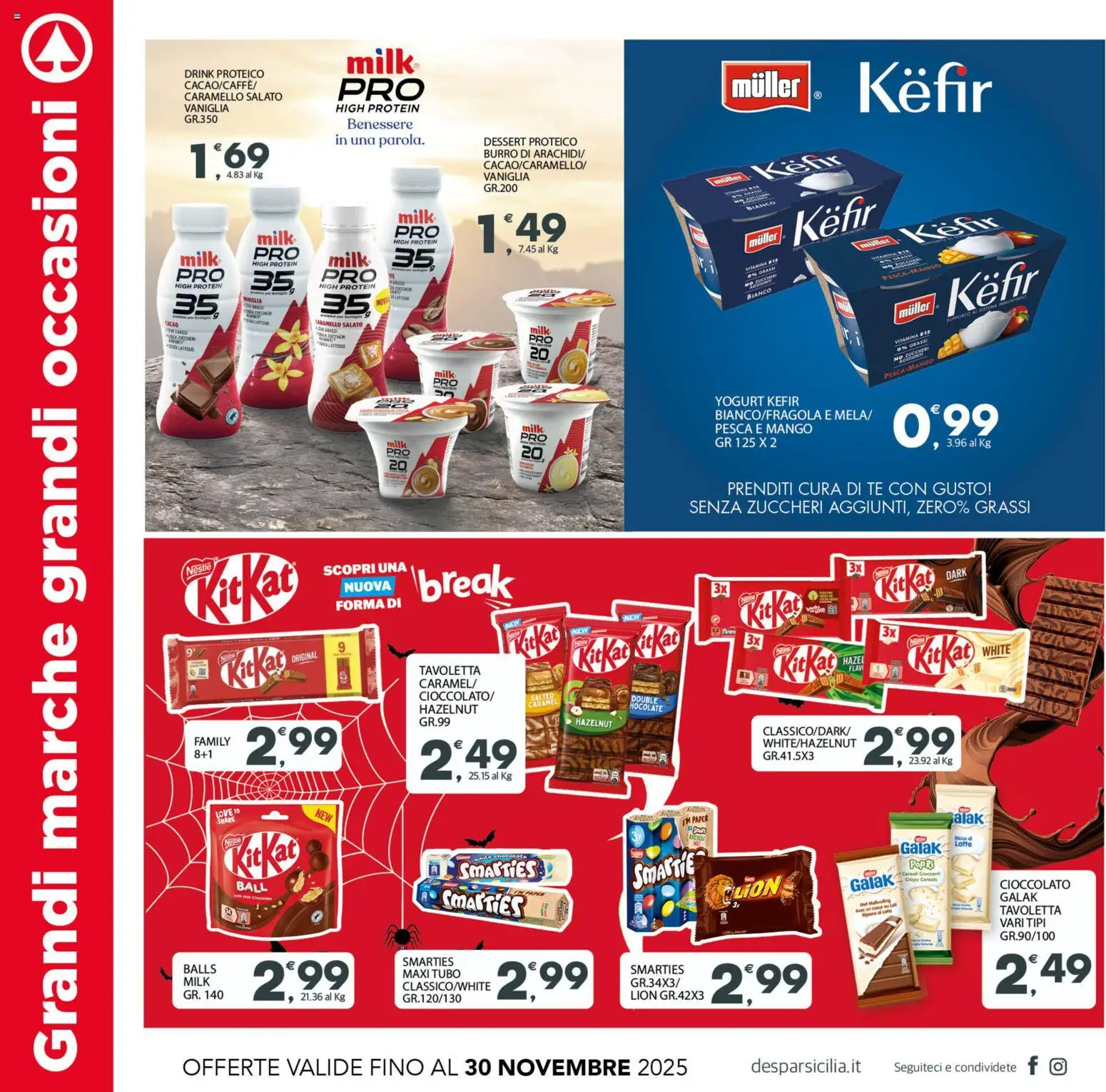 Volantino Interspar del 12.11.2025 | Pagina: 10 | Prodotti: Yogurt, Cereali, Mango, Burro