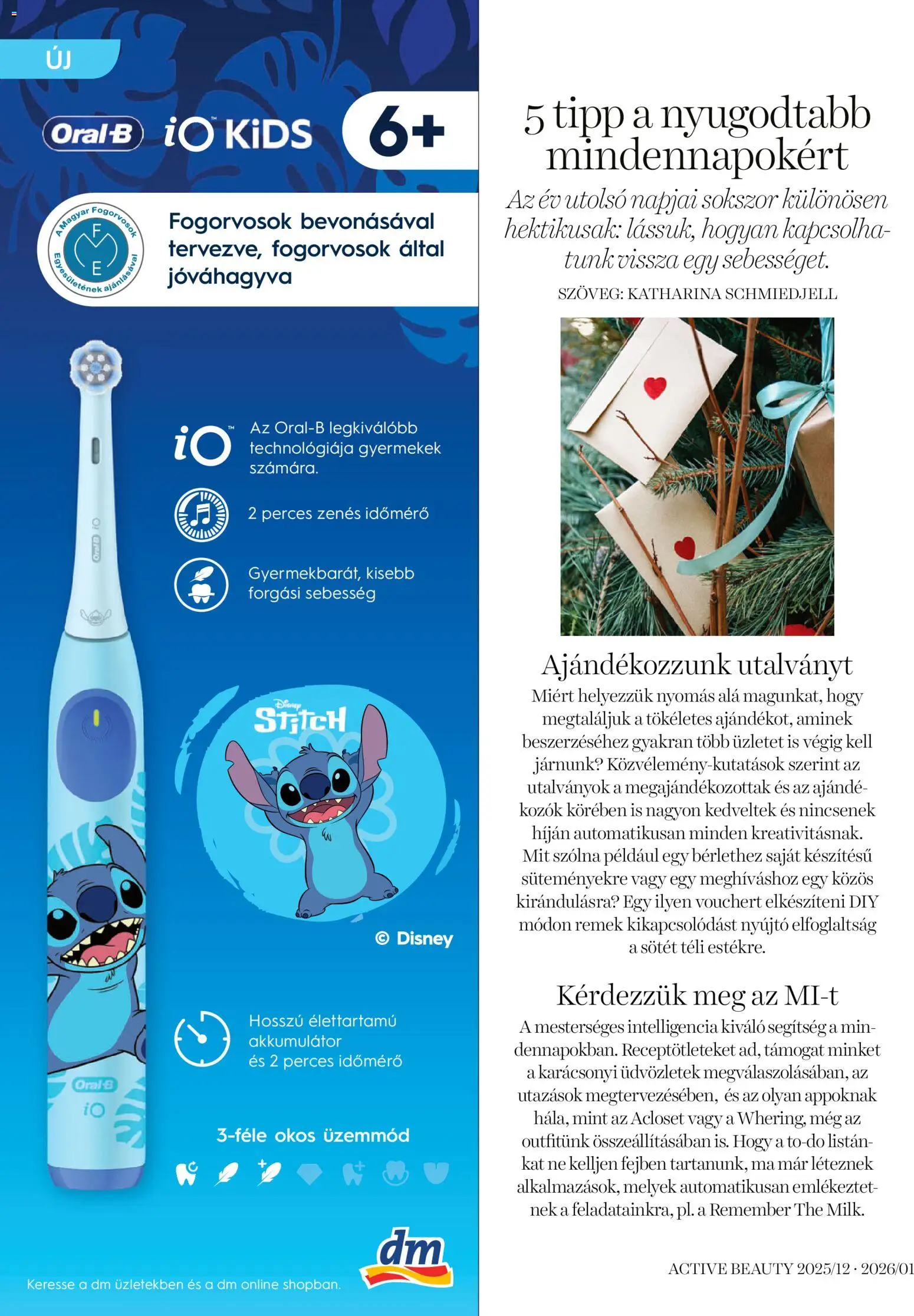 DM Drogerie Markt akciós ujság - amely érvényes a következő dátumtól: 18.12.2025 | Oldal: 52 | Termékek: Akkumulátor