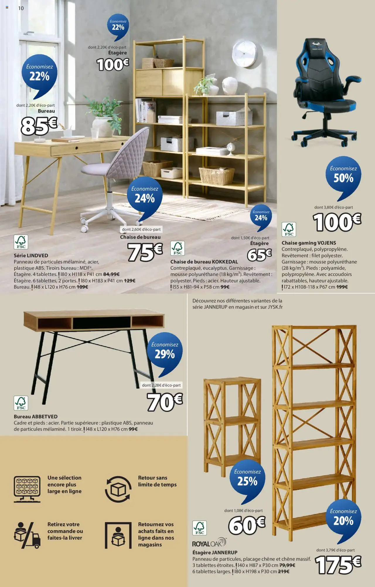  | Page: 10 | Produits: Plateau, Mousse, Table, Chaise